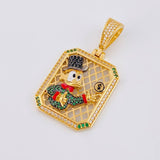 Pendant Mesh Duck Frame 12g / 1 3/4 in 18K Yellow Gold
