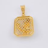 Pendant Mesh Duck Frame 12g / 1 3/4 in 18K Yellow Gold