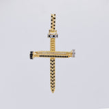 Pendant Nail Cross 6.9g / 2 1/4 in 18K Yellow Gold