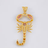 Pendant Scorpion 6.4g / 1 3/4 in Yellow Gold 18K