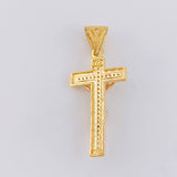 Dije Cruz Cristo 3.95g / 1 1/2 in Tres Oros 18K