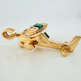 Dije Avioneta Articulada 18gr / 2 in / Oro Amarillo 18K $