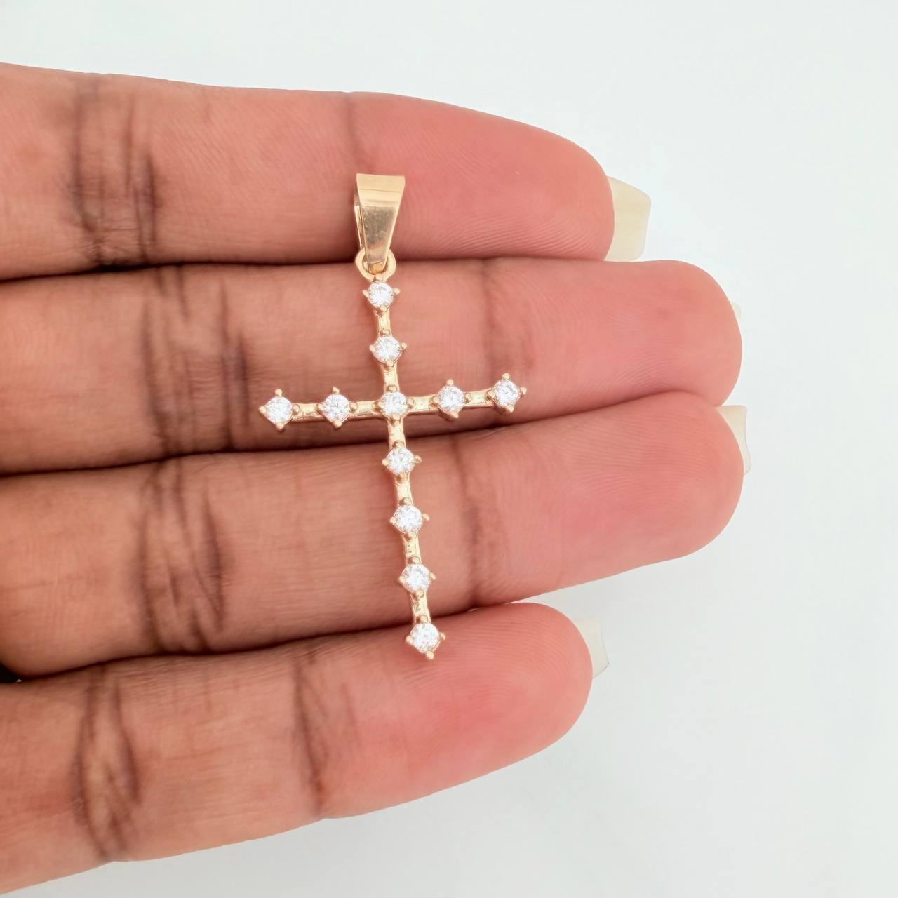 Pendant Cross 2.45gr / 1 1/2 in / Yellow Gold 18K $