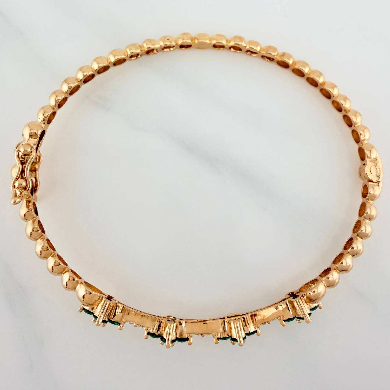 Pulso Flores 11.9gr / 7 in / 7.7mm Oro Amarillo Nac.Esp. 18K %