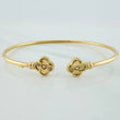 Clover Bracelet 3.35gr / 7 in / 2mm Yellow Gold Nac.Esp. 18K %