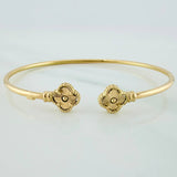 Clover Bracelet 3.35gr / 6 3/4 in / 2mm 18K Yellow Gold Nac.Esp. &