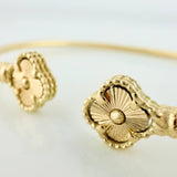 Clover Bracelet 3.35gr / 6 3/4 in / 2mm 18K Yellow Gold Nac.Esp. &