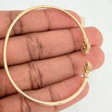 Clover Bracelet 3.35gr / 6 3/4 in / 2mm 18K Yellow Gold Nac.Esp. &