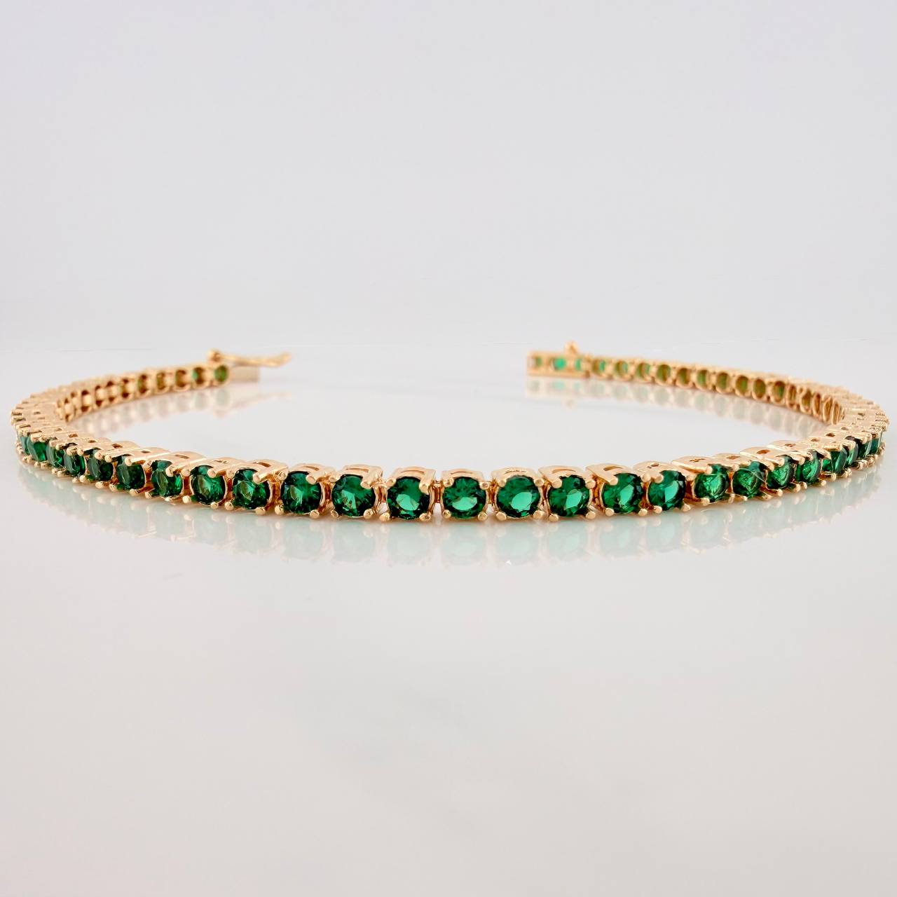 Pulso Tennis 10.8gr / 7 3/4 in / 2.8mm Oro Amarillo Nac.Esp. 18K &