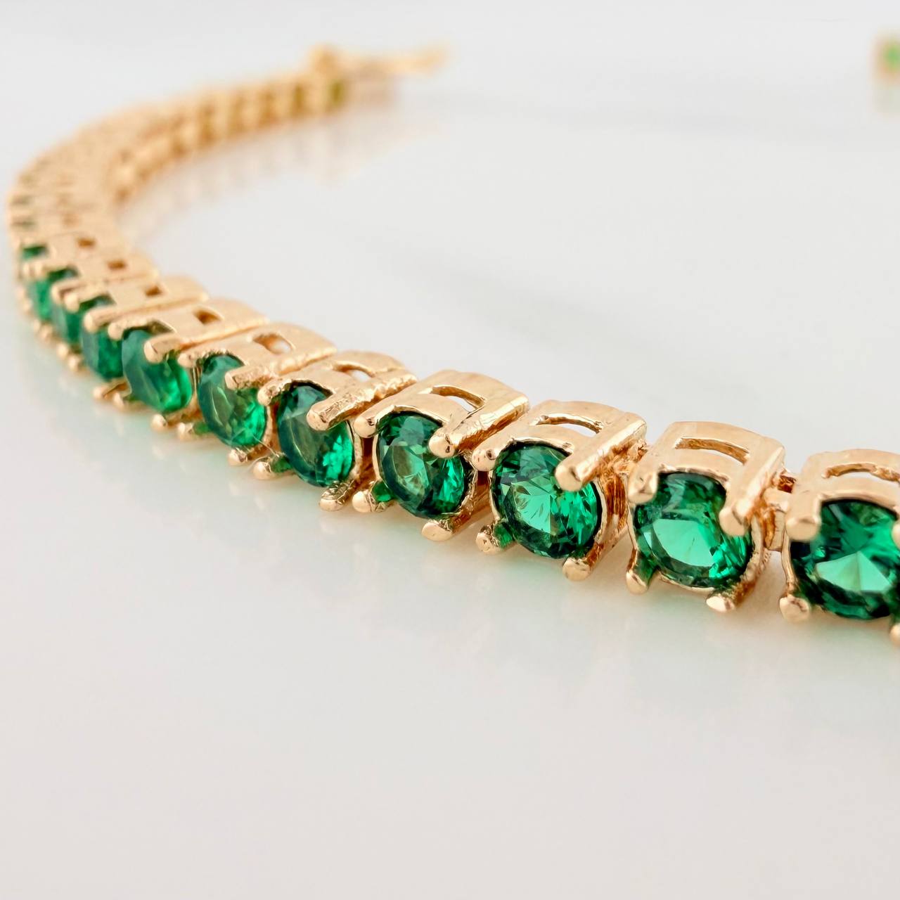 Pulso Tennis 10.8gr / 7 3/4 in / 2.8mm Oro Amarillo Nac.Esp. 18K &