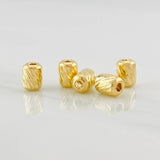 Herraje Cilindro 0.15g / 1/4 / 4mm in Oro Amarillo 18K