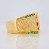 Virgin of Carmen Ring 9.55g / Size 10 1/2 Yellow Gold 18K