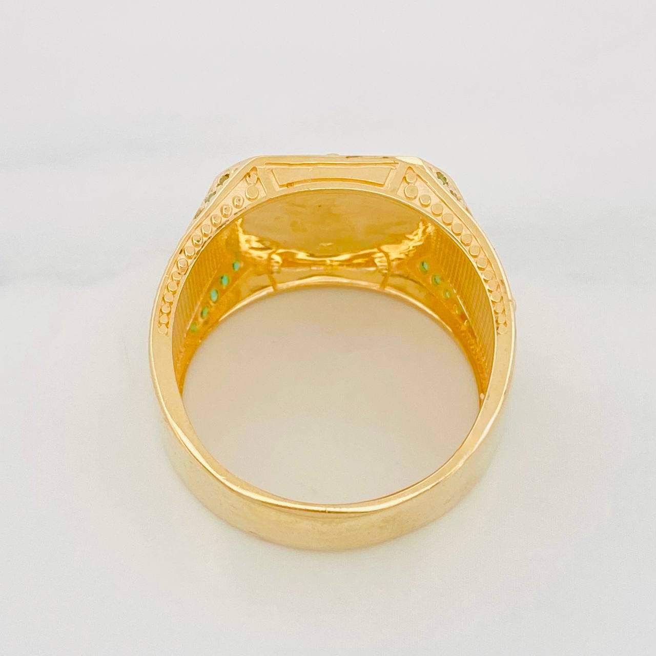 Virgin of Carmen Ring 9.55g / Size 10 1/2 Yellow Gold 18K