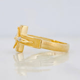 Christ Cross Ring 4.7g / T10 Two-Tone Yellow White Gold 18K