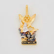 Dije San Miguel Arcangel 1.6g / 3/4 in Tres Oros 18K