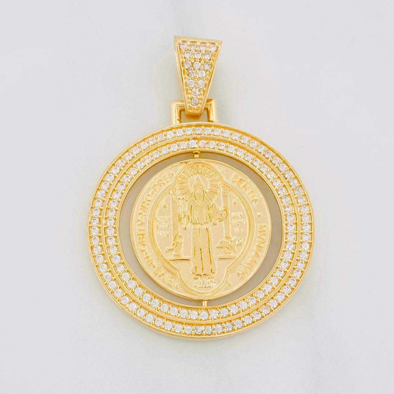 Pendant San Benito Mobile 7.8g / 1 1/2 in Yellow Gold 18K