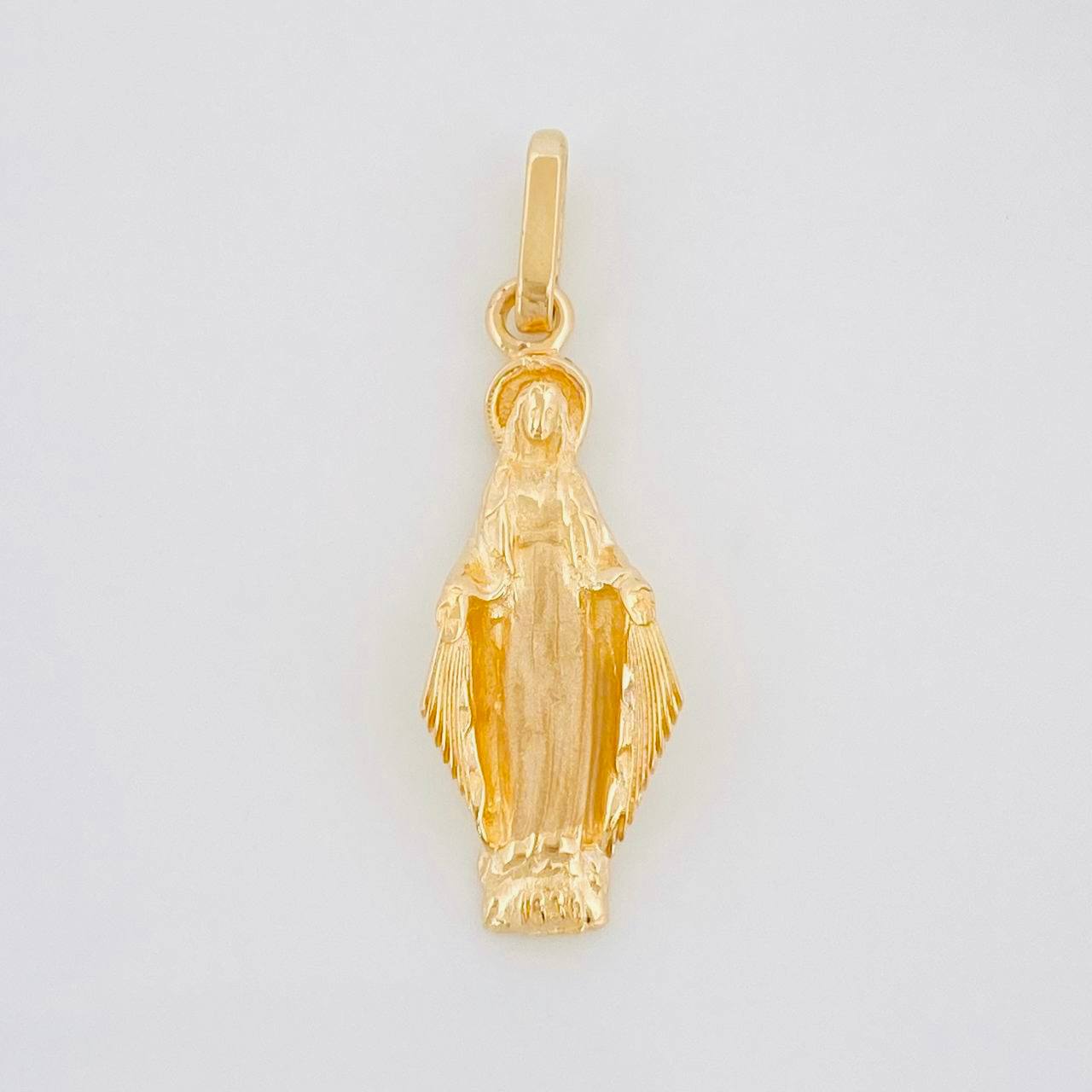 Pendant Miraculous Virgin 2.2g / 1 in 18K Yellow Gold