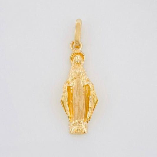 Pendant Miraculous Virgin 2.2g / 1 in 18K Yellow Gold