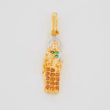 Dije San José 1.15g / 1 in Dos Oros Amarillo Blanco 18K