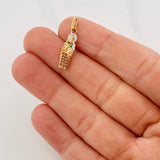 Dije San José 1.15g / 1 in Dos Oros Amarillo Blanco 18K