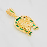 Dije Herradura Caballo 9.4g / 1 3/4 in Oro Amarillo 18K