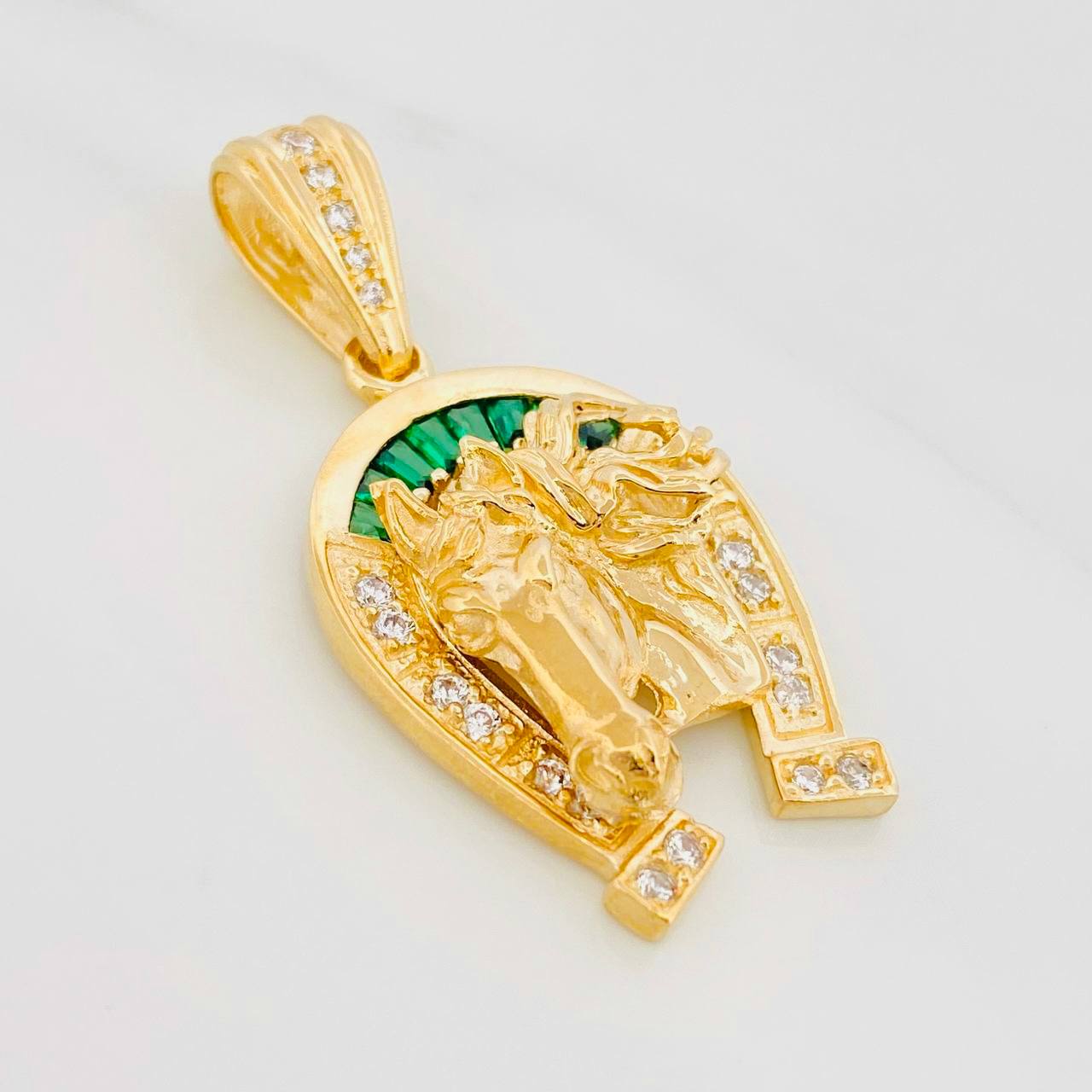 Pendant Horseshoe 9.25g / 1 3/4 in 18K Yellow Gold
