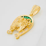 Pendant Horseshoe 9.25g / 1 3/4 in 18K Yellow Gold