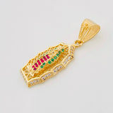 Dije Virgen Guadalupe 3.1g / 1 1/4 in Oro Amarillo 18K