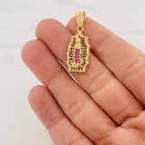 Dije Virgen Guadalupe 3.1g / 1 1/4 in Oro Amarillo 18K