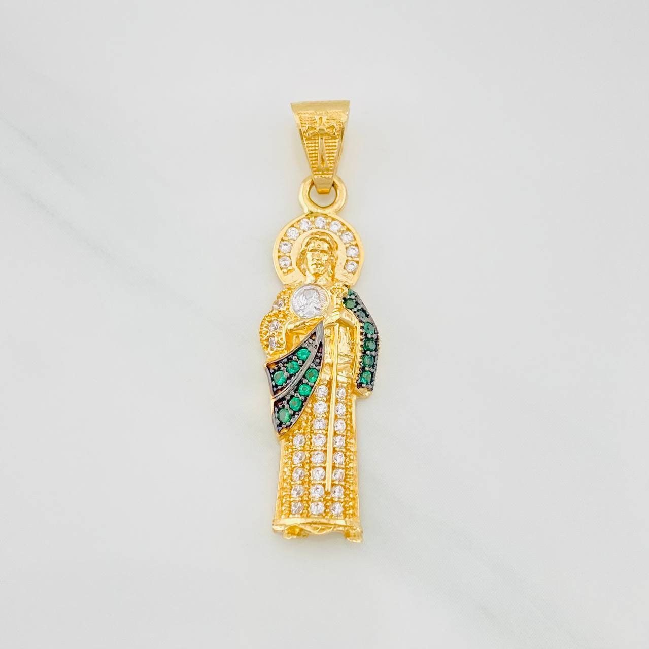 Dije San Judas 3.1g / 1 1/4 in Tres Oros 18K
