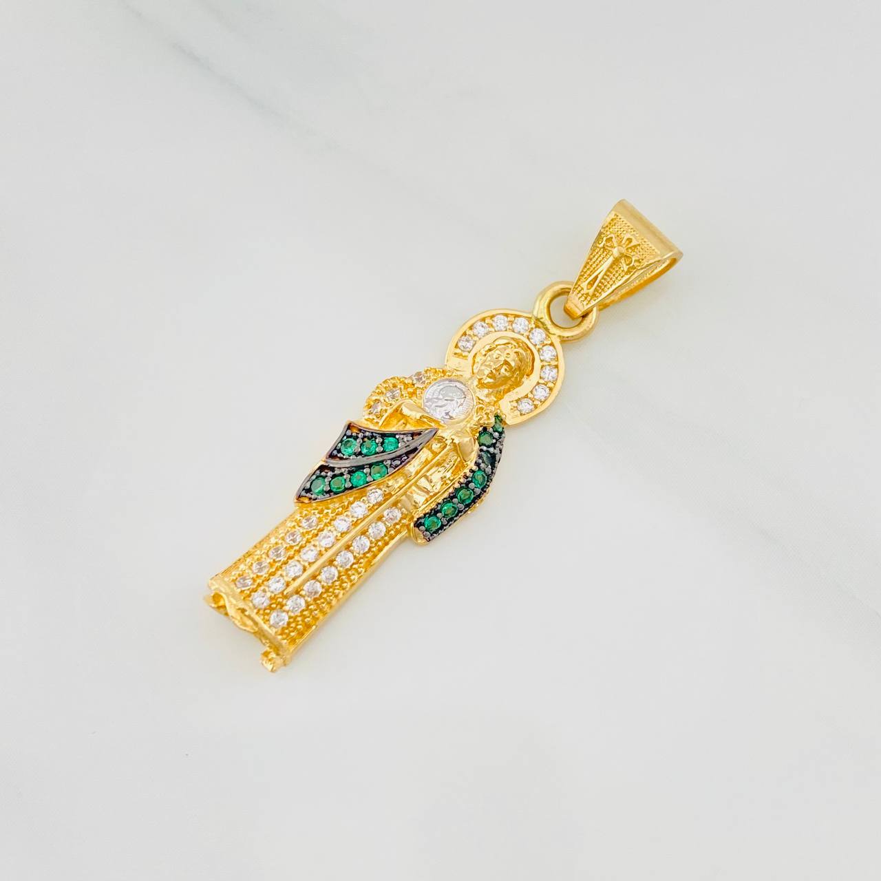 Dije San Judas 3.1g / 1 1/4 in Tres Oros 18K