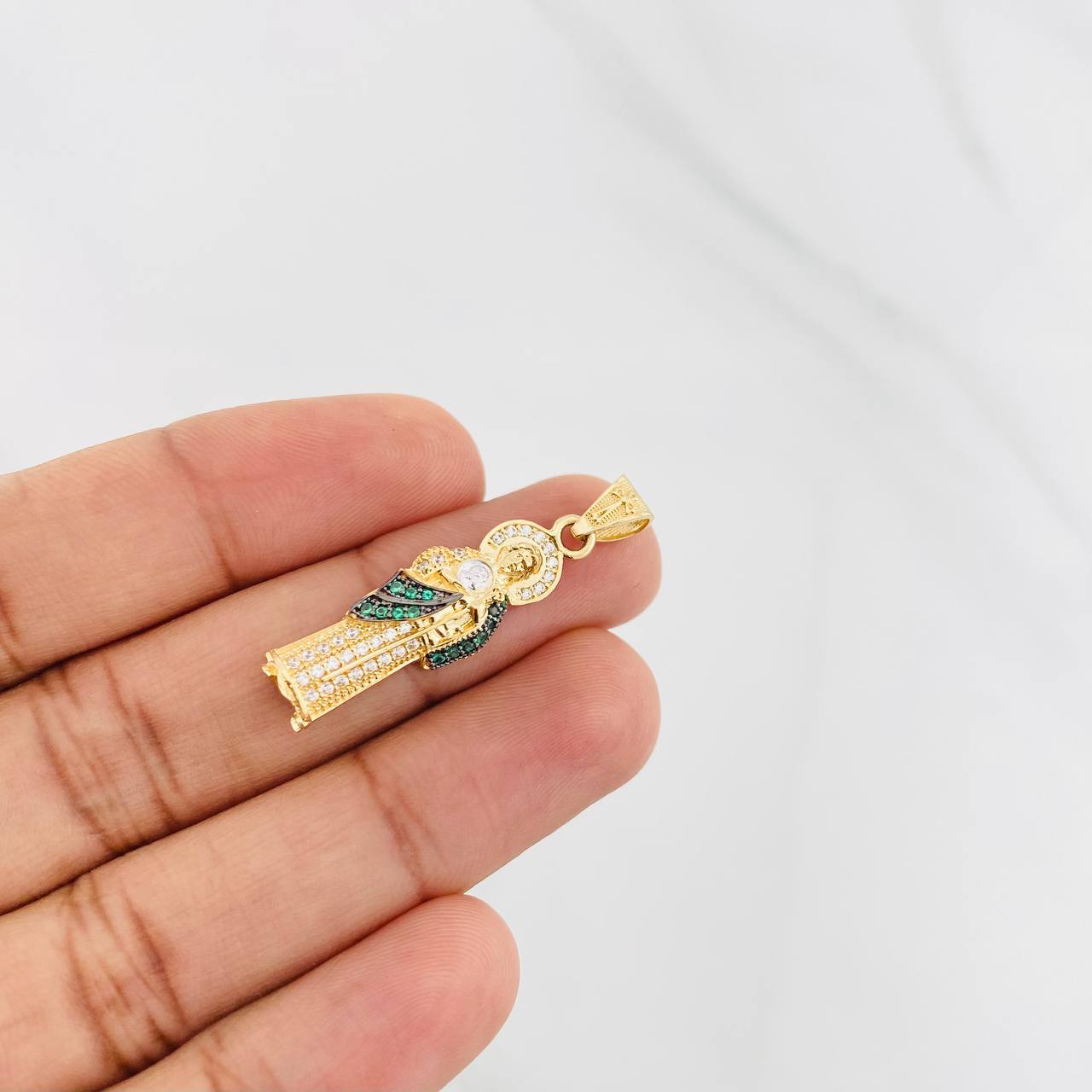 Dije San Judas 3.1g / 1 1/4 in Tres Oros 18K