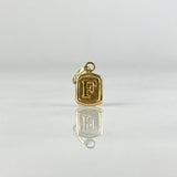 Pendant Letter F 0.3g / 1/2 in Yellow Gold 18K