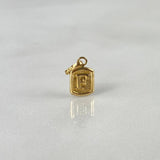 Dije Letra F 0.3g / 1/2 in Oro Amarillo 18K