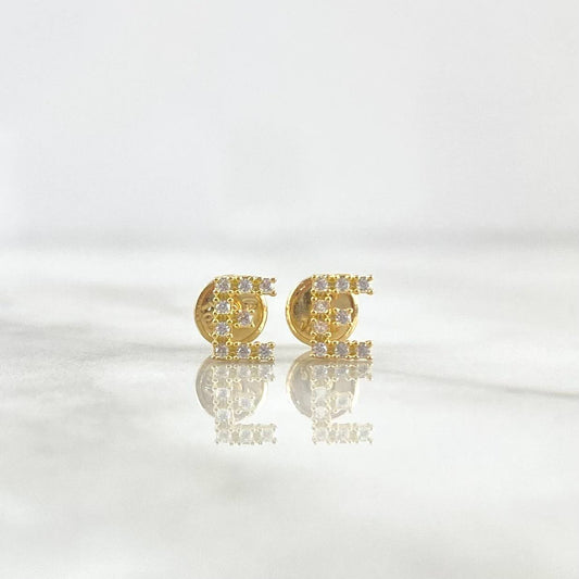 Topos Letra E 0.85gr / Oro Amarillo 18K ©