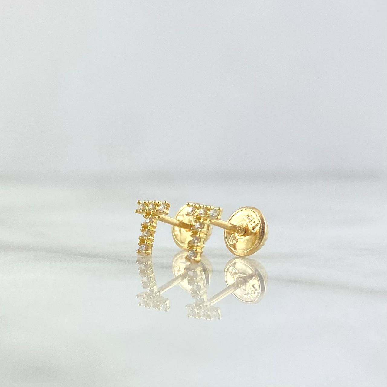 Topos Letra T 0.65gr / Oro Amarillo 18K ©