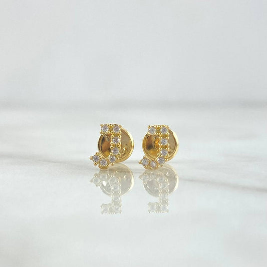 Topos Letra J 0.65gr / Oro Amarillo 18K ©
