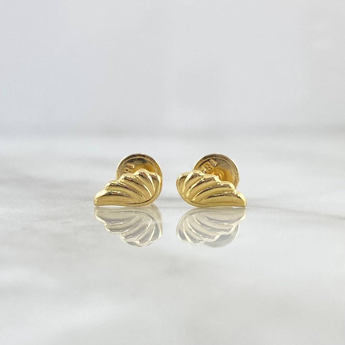 Stud Earrings Wings 0.5gr / 18K Gold *