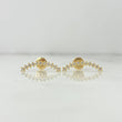 Stud Earrings Arch Star 0.8gr / 0.6in / 18K Gold