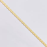 Tobillera China 2.5gr / 9 3/4 in / 2.2mm Oro Amarillo +1 18K