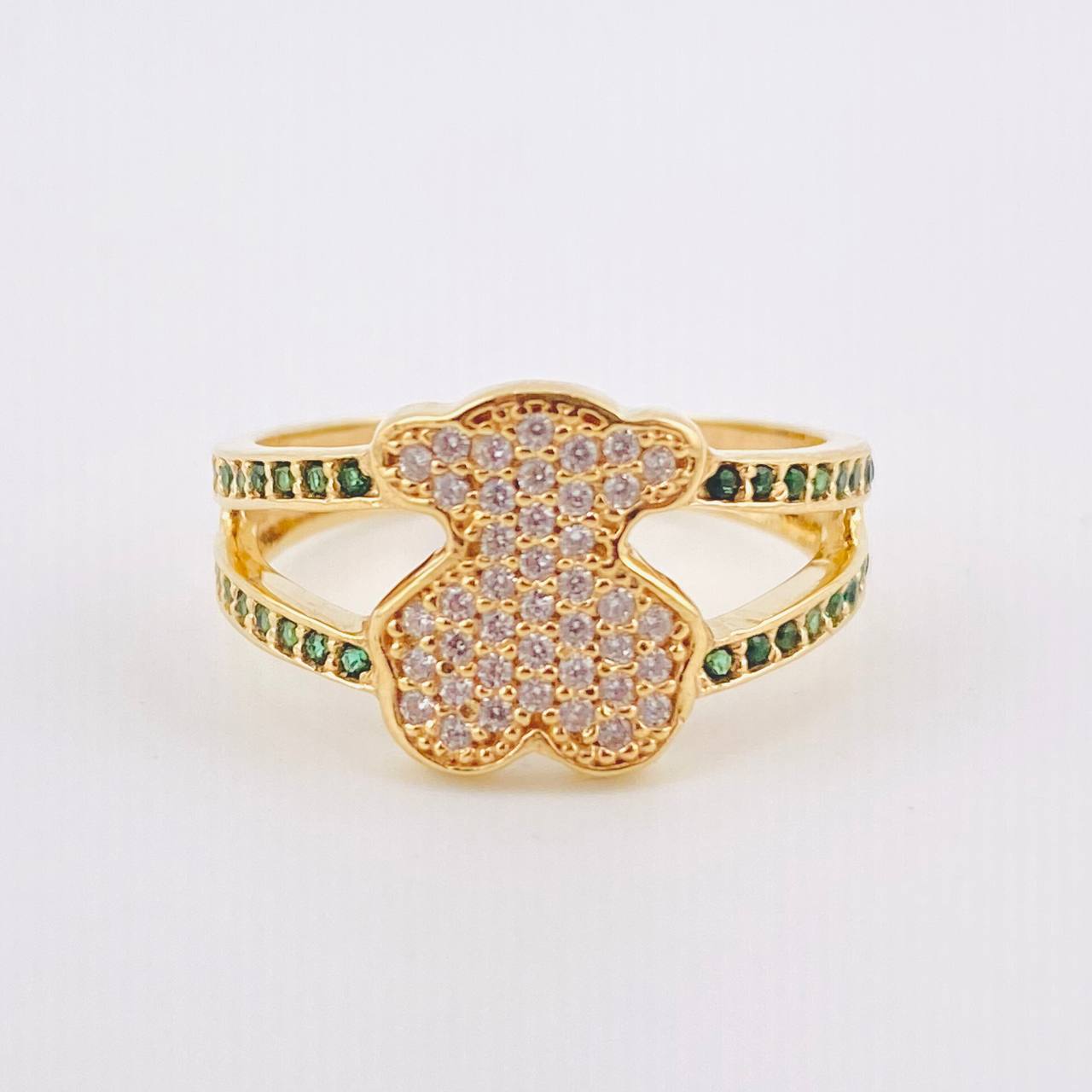 Anillo Oso 3.45gr / T6 3/4 / Oro Amarillo 18K ©