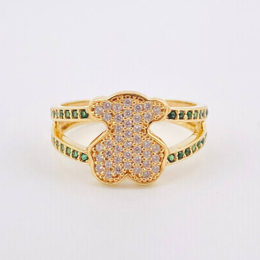 Anillo Oso 3.45gr / T6 3/4 / Oro Amarillo 18K ©