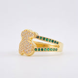 Anillo Oso 3.45gr / T6 3/4 / Oro Amarillo 18K ©