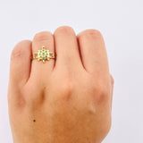 Turtle Ring 2.4gr / T6 3/4 / Yellow Gold 18K ©