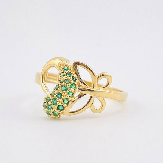 Anillo Mariposa 2.5gr / T6 1/4 / Oro Amarillo 18K ©