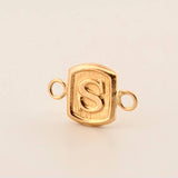 Herraje Letra S 0.3gr / 1/2 in / Oro Amarillo 18K ©