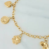 Pulso Charms 5.75gr / 6 3/4 in / 4mm Oro Amarillo 18K %