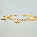 Pulso Charms 5.75gr / 6 3/4 in / 4mm Oro Amarillo 18K %
