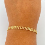 Pulso China 4.8gr / 7 3/4 in / 4.3mm Oro Amarillo +1 18K &