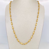 Cadena Rustica Tribal 10.4g / 24 in / 3.45mm Oro Amarillo 18K